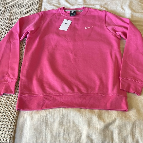 NWT Women's Nike Club Fleece Crewneck Sweatshirt Size Large - Picture 4 of 5